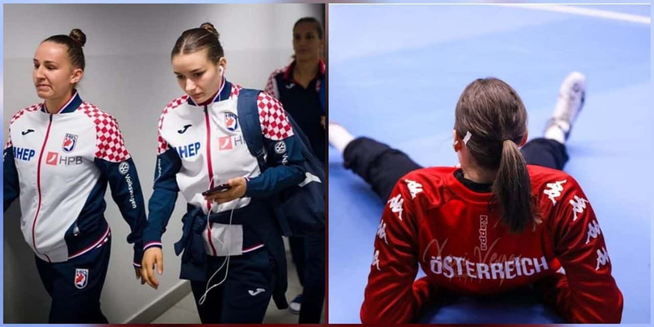 Stela i Nikolina u reprezentaciji Hrvatske, Lena u dresu Austrije Stela i Nikolina u reprezentaciji Hrvatske, Lena u dresu Austrije