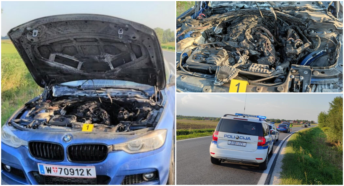 ŠOK ZA MLADOG VOZAČA Na cesti kod Murskog Središća mu se tijekom vožnje zapalio automobil ŠOK ZA MLADOG VOZAČA Na cesti kod Murskog Središća mu se tijekom vožnje zapalio automobil