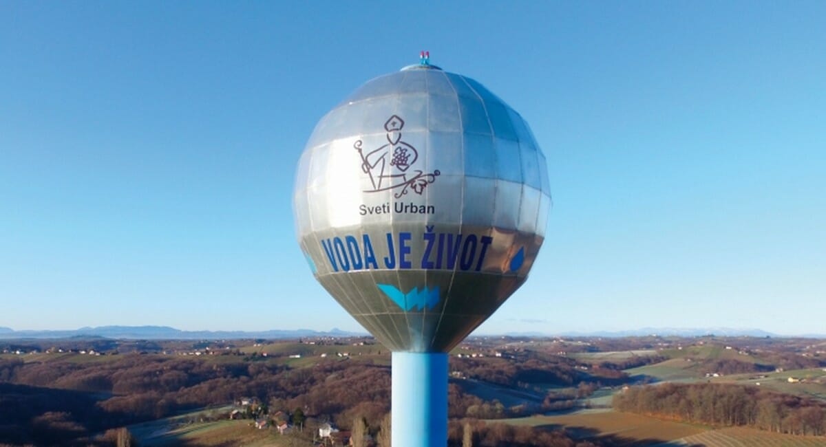Međimurske vode prva certificirana organizacija po normi ISO 22301 u području vodoopskrbe u Hrvatskoj Vodotoranj Sveti Urban međimurske vode