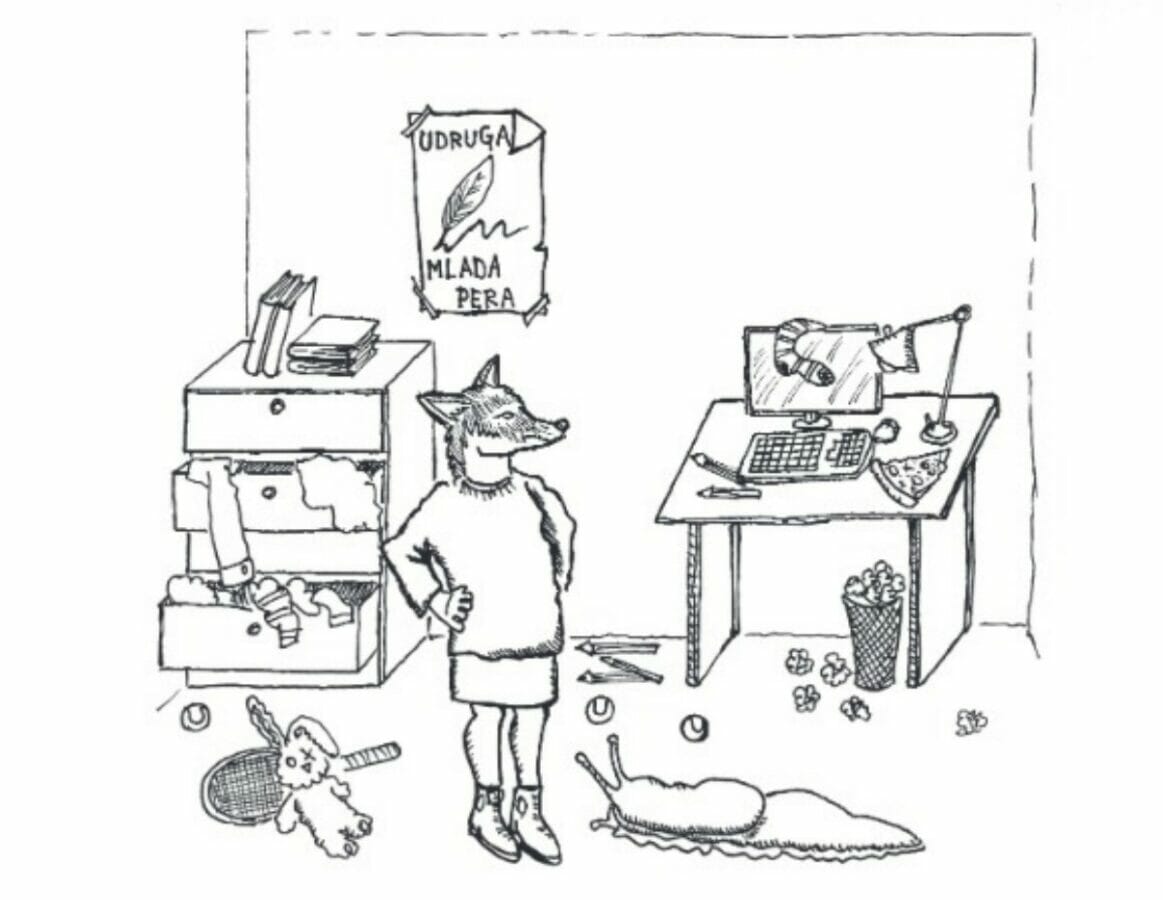 ilustracija iz bojanke