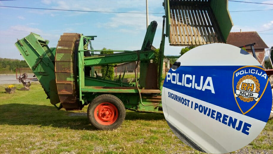 Ukrali mu kombajn za vađenje krumpira Ukrali mu kombajn za vađenje krumpira