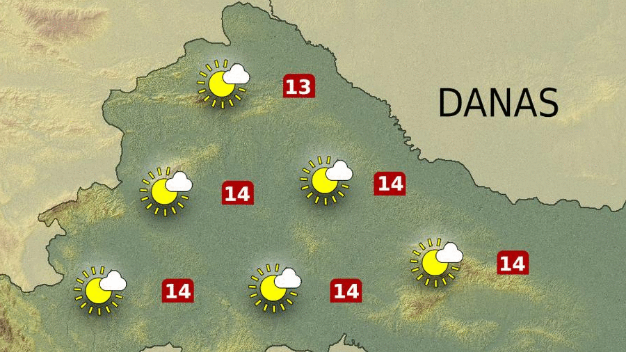 Danas će biti suho i pretežno sunčano Danas će biti suho i pretežno sunčano