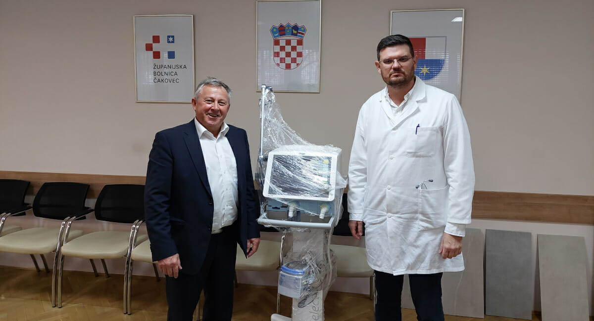 Čakovečka bolnica nabavila još jedan prijeko potreban respirator Čakovečka bolnica nabavila još jedan prijeko potreban respirator