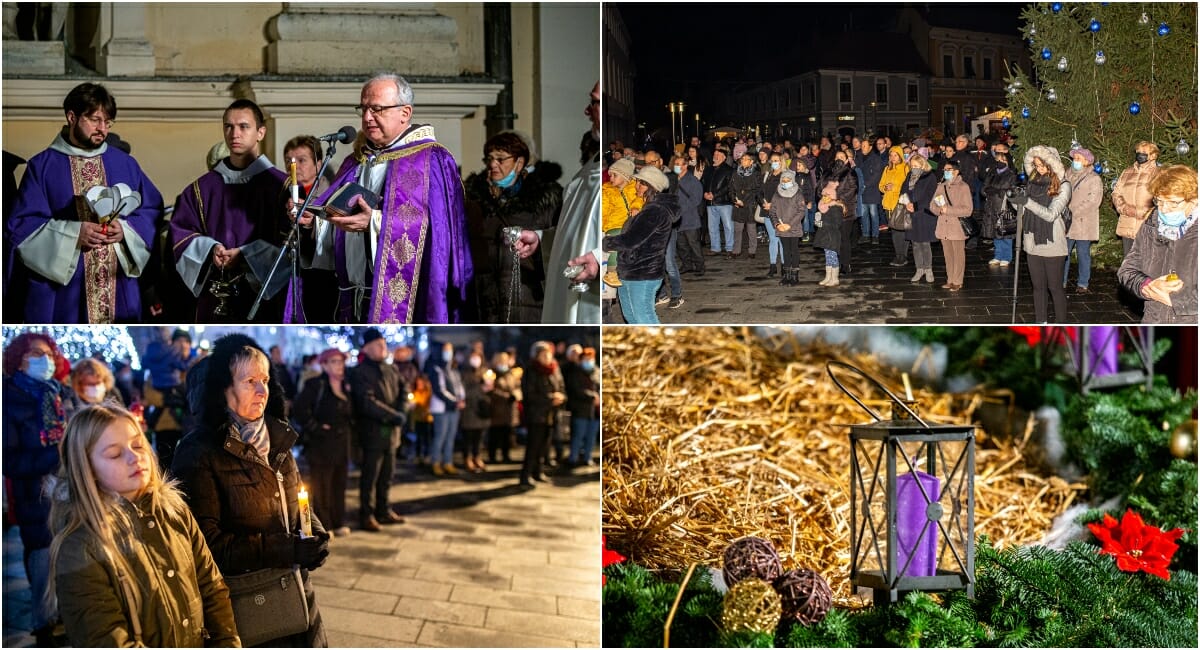 FOTO U Čakovcu upaljena prva adventska svijeća FOTO U Čakovcu upaljena prva adventska svijeća