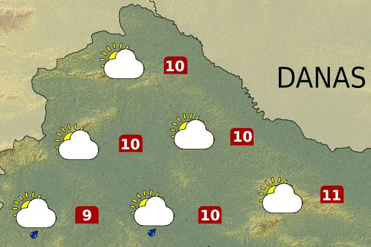 Večeras i sutra nešto kiše Večeras i sutra nešto kiše