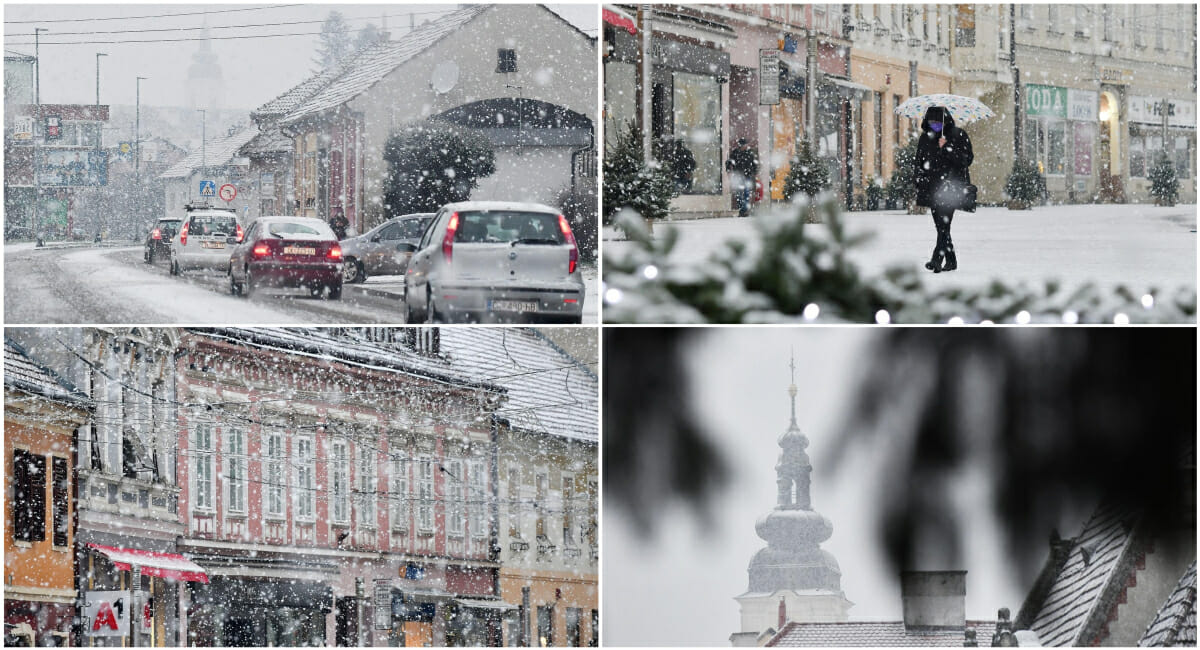 FOTO Snijeg prekrio ulice Čakovca i stvorio pravu zimsku idilu FOTO Snijeg prekrio ulice Čakovca i stvorio pravu zimsku idilu