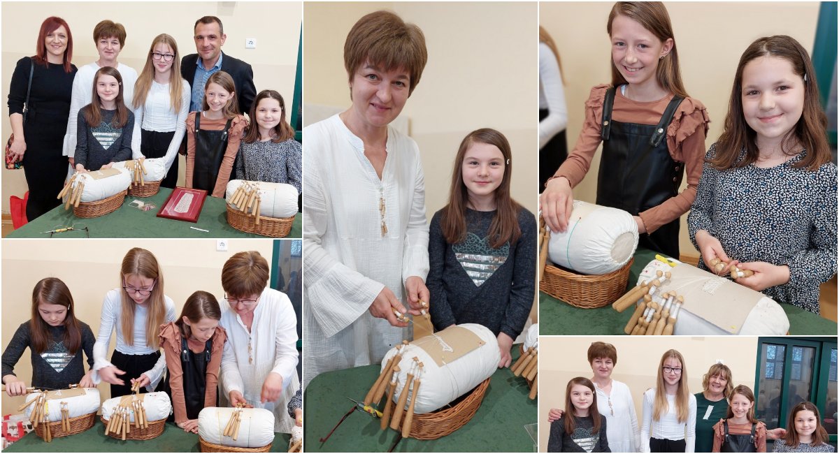 FOTO Djevojčice od 10 godina barataju batićima i uče izrađivati Svetomarsku čipku! FOTO Djevojčice od 10 godina barataju batićima i uče izrađivati Svetomarsku čipku!