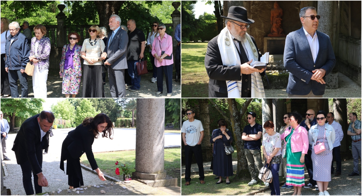 FOTO Članovi Židovske općine Čakovec i prisutni odali počast žrtvama Holokausta FOTO Članovi Židovske općine Čakovec i prisutni odali počast žrtvama Holokausta