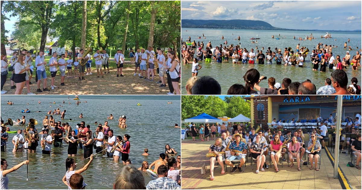 FOTO Puhači iz Podturna i Goričana u odličnom se svjetlu predstavili u Mađarskoj, zasvirali i u vodi FOTO Puhači iz Podturna i Goričana u odličnom se svjetlu predstavili u Mađarskoj, zasvirali i u vodi