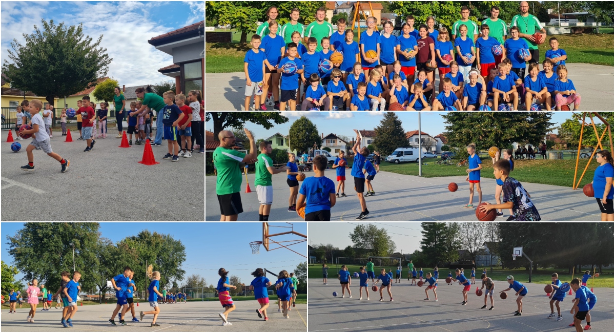 FOTO Mali košarkaši i košarkašice kroz zabavu učili osnovna pravila košarke FOTO Mali košarkaši i košarkašice kroz zabavu učili osnovna pravila košarke