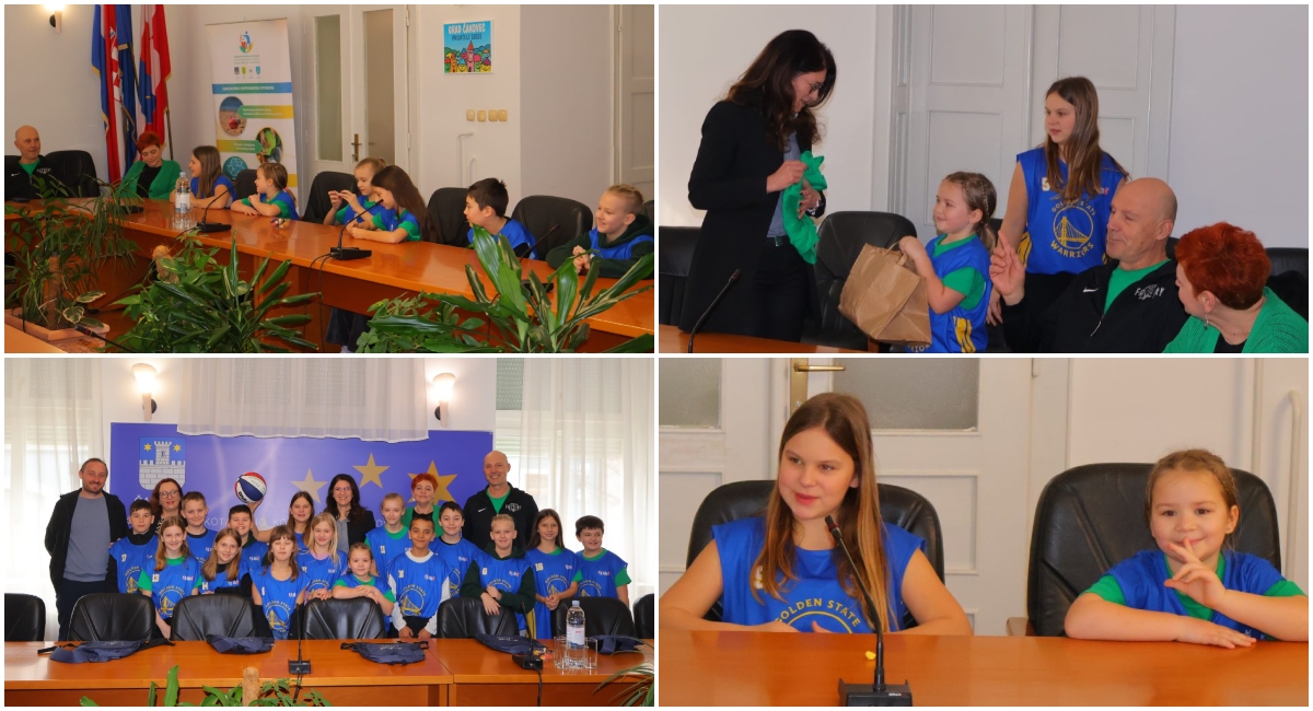 Gradonačelnica upriličila prijem za Golden State Warriorse iz Ivanovca Gradonačelnica upriličila prijem za Golden State Warriorse iz Ivanovca