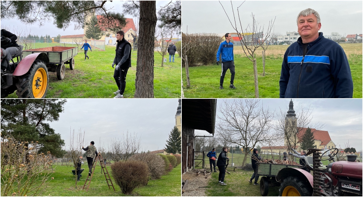 FOTO U Nedelišću radna akcija uređenja oko župne kuće i crkve FOTO U Nedelišću radna akcija uređenja oko župne kuće i crkve