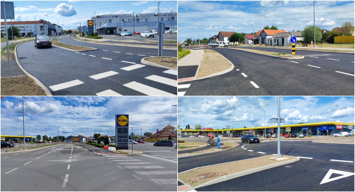 FOTO Novo kružno raskrižje u Čakovcu otvoreno za promet FOTO Novo kružno raskrižje u Čakovcu otvoreno za promet