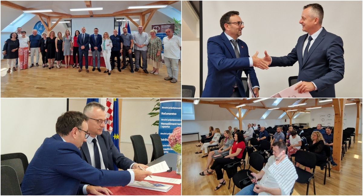 FOTO Potpisan sporazum između MEV-a i Veleučilišta Ivanić-Grad o združenom studijskom programu u području biomedicine i zdravstva FOTO Potpisan sporazum između MEV-a i Veleučilišta Ivanić-Grad o združenom studijskom programu u području biomedicine i zdravstva
