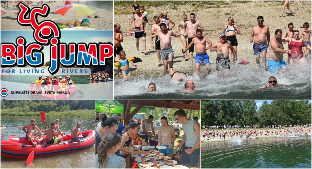 BIG JUMP 2024 Na kupalištu u Svetoj Mariji skačite i vi za rijeku Dravu! BIG JUMP 2024 Na kupalištu u Svetoj Mariji skačite i vi za rijeku Dravu!