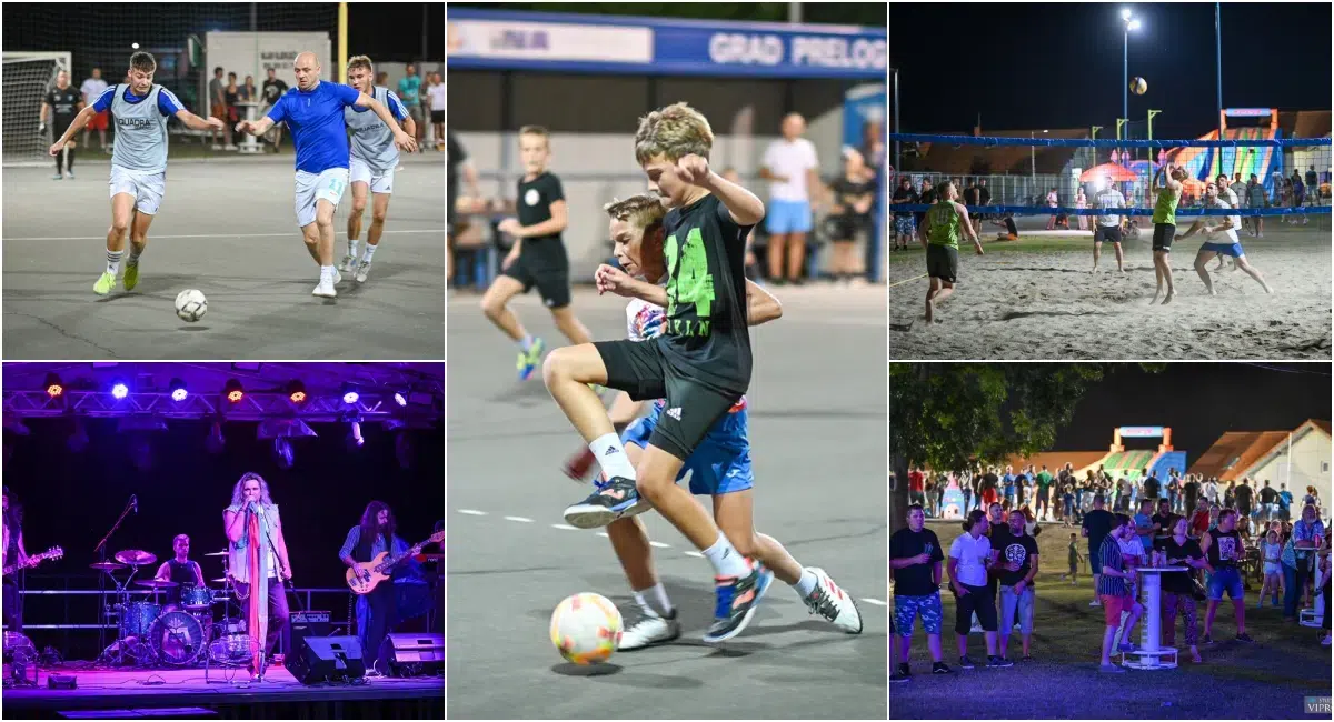 Finale malog nogometa i odbojke na pijesku, na pozornici Ljetnih noći Sandi Cenov Finale malog nogometa i odbojke na pijesku, na pozornici Ljetnih noći Sandi Cenov