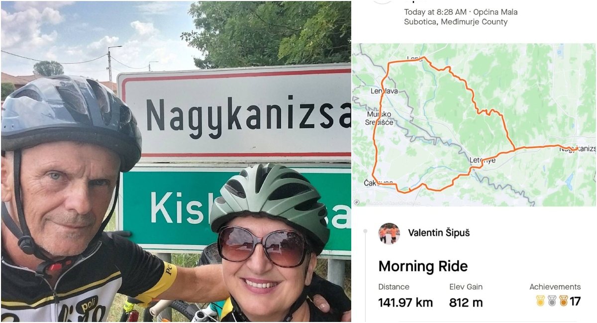 Ljiljana i Valentin proveli cijeli dan na biciklu, prešli 141 kilometar Ljiljana i Valentin proveli cijeli dan na biciklu, prešli 141 kilometar