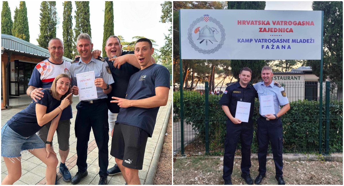 Nagrada za 20-godišnju vjernost Vatrogasnom kampu u Fažani Nagrada za 20-godišnju vjernost Vatrogasnom kampu u Fažani