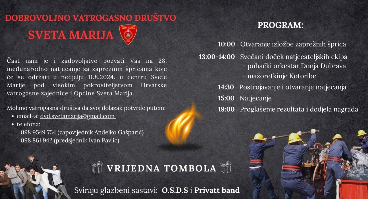 Publiku će zabavljati glazbeni sastavi O.S.D.S i Privatt band Publiku će zabavljati glazbeni sastavi O.S.D.S i Privatt band