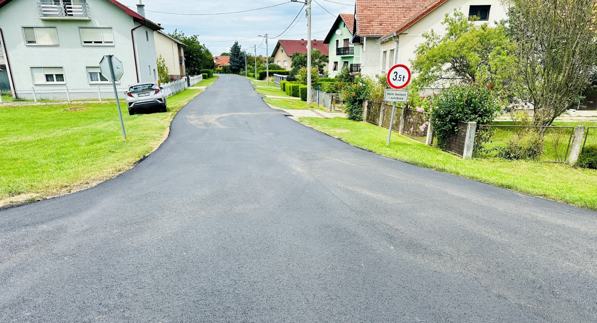 Gotovi radovi na prometnici u Trnovcu i Pretetincu Gotovi radovi na prometnici u Trnovcu i Pretetincu