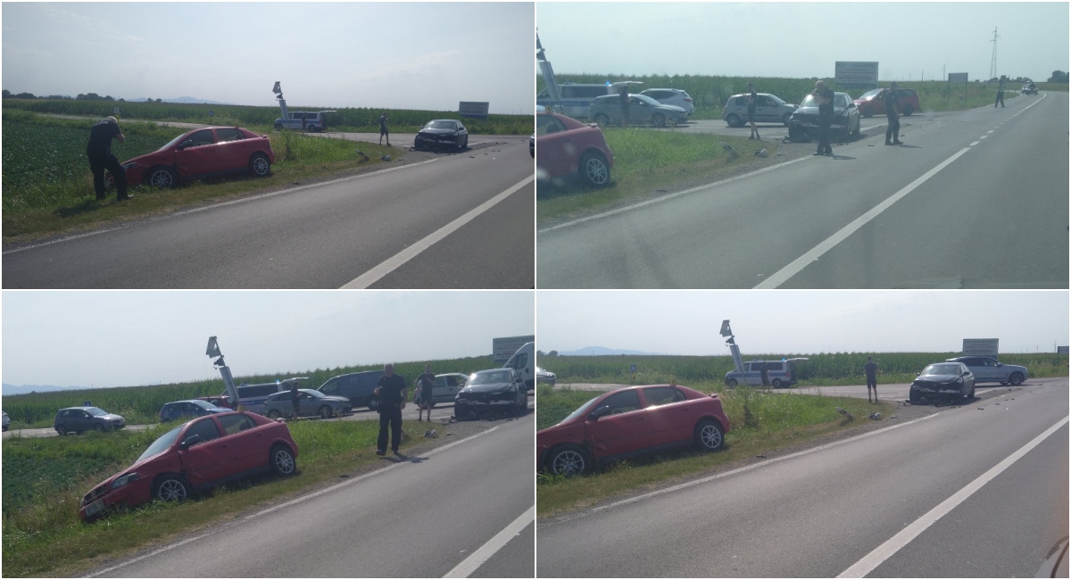 Sudar dva osobna automobila Sudar dva osobna automobila