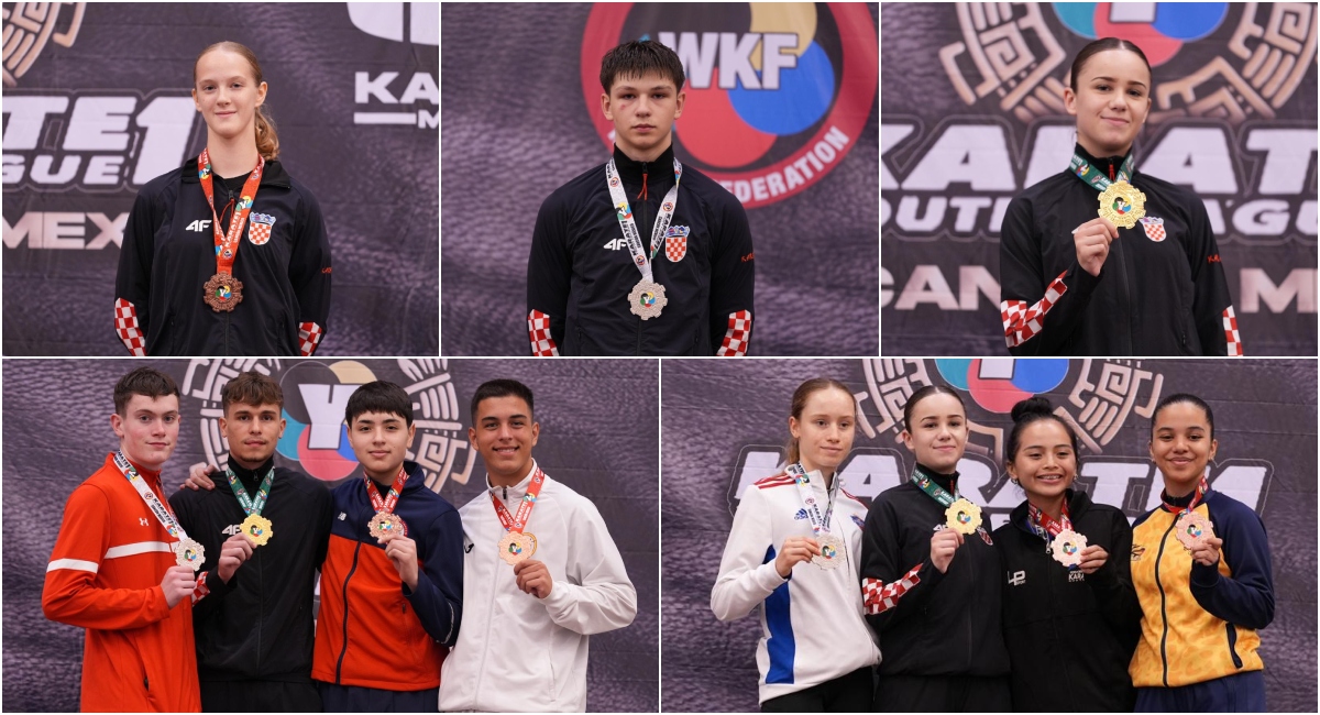 Iz Meksika s pet medalja: Globusovci izvanredni na Svjetskoj ligi u Cancunu Iz Meksika s pet medalja: Globusovci izvanredni na Svjetskoj ligi u Cancunu