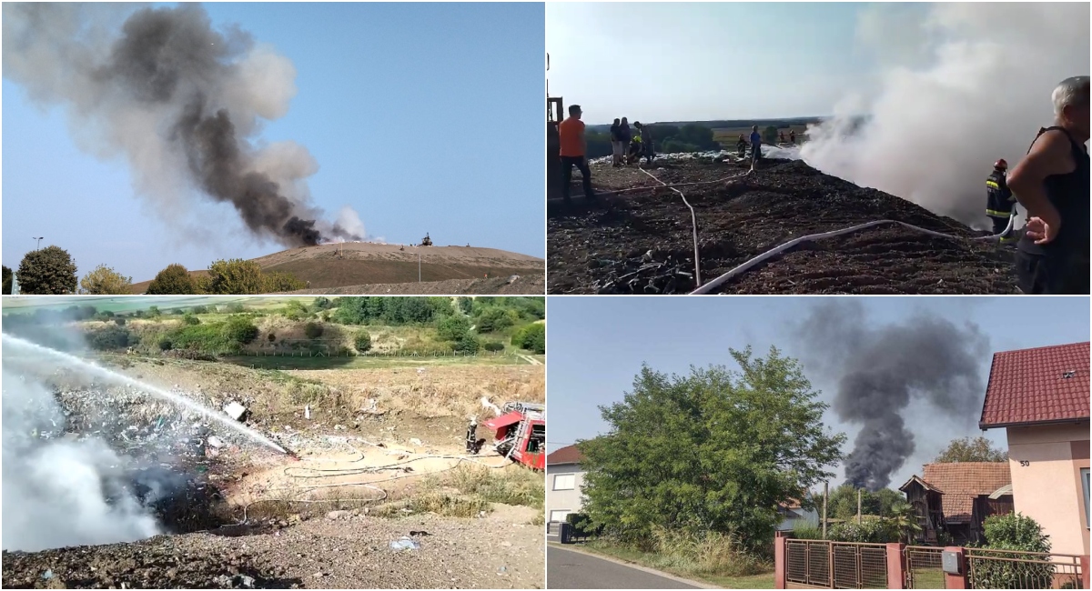 FOTO/VIDEO Gori odlagalište otpada u Totovcu! FOTO/VIDEO Gori odlagalište otpada u Totovcu!