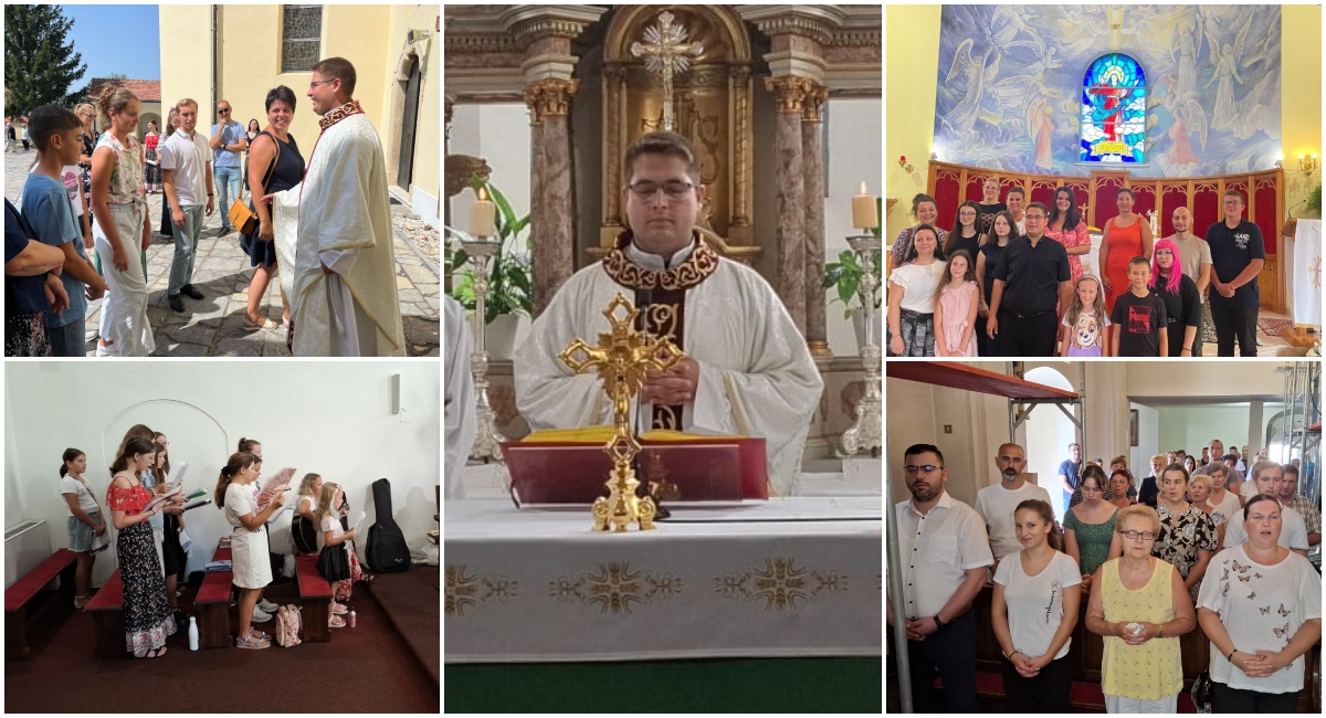 FOTO Oproštaj od župnog vikara vlč. Andrije Botkovića FOTO Oproštaj od župnog vikara vlč. Andrije Botkovića