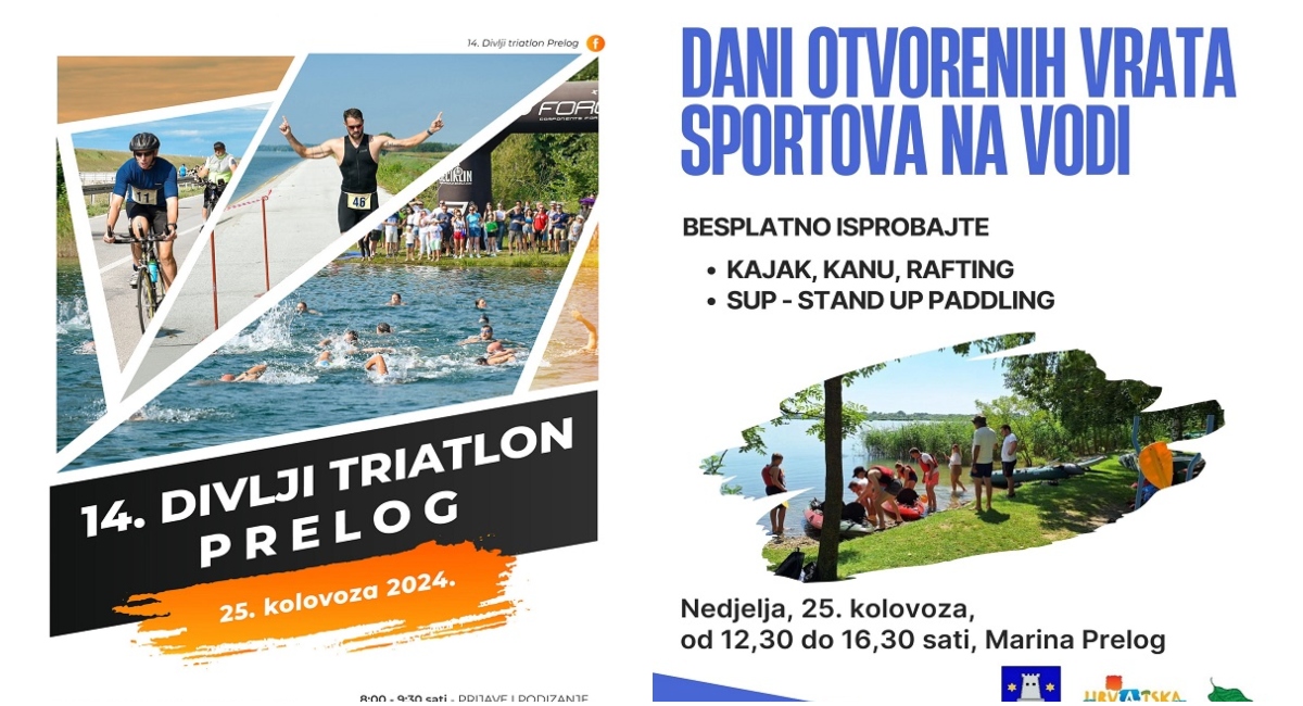 Novo izdanje Divljeg triatlona i Dan otvorenih vrata sportova na vodi u Prelogu Novo izdanje Divljeg triatlona i Dan otvorenih vrata sportova na vodi u Prelogu