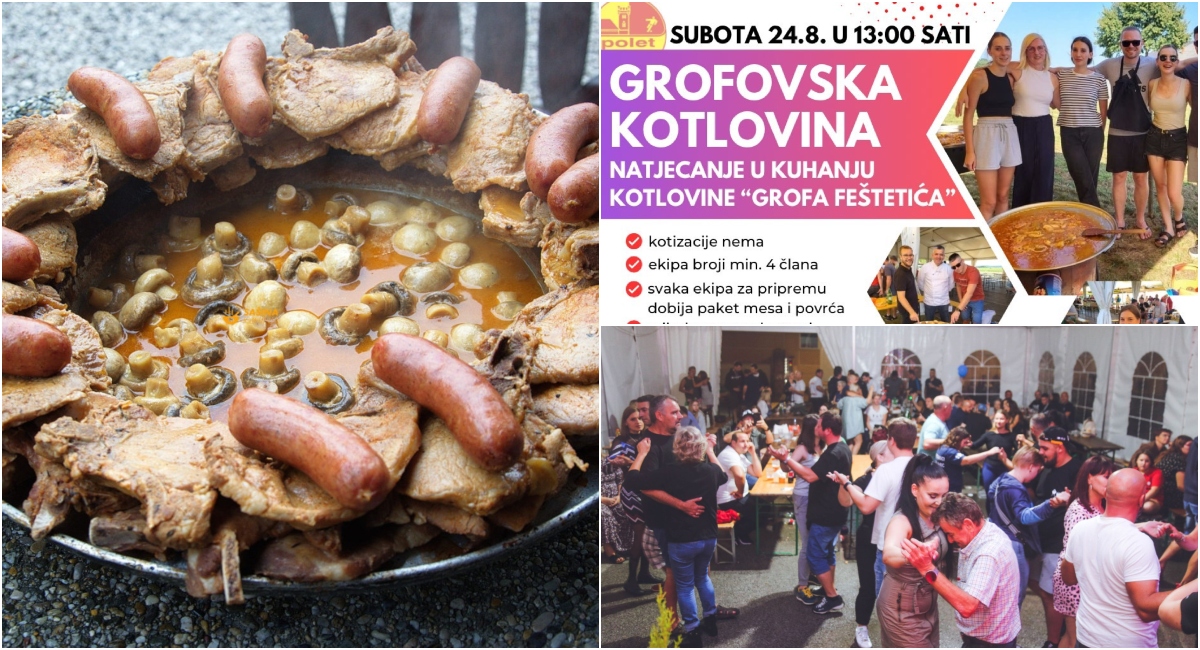U subotu u Pribislavcu na meniju Grofovska kotlovina U subotu u Pribislavcu na meniju Grofovska kotlovina