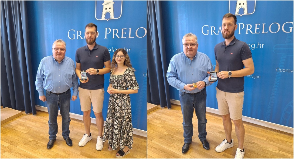 Gradonačelnik Kolarek priredio prijem za uspješnog znanstvenika Dinu Vlaheka Gradonačelnik Kolarek priredio prijem za uspješnog znanstvenika Dinu Vlaheka