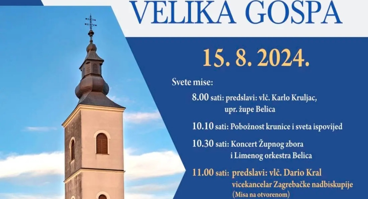 Sve je spremno za procesiju s Gospinim kipom Sve je spremno za procesiju s Gospinim kipom