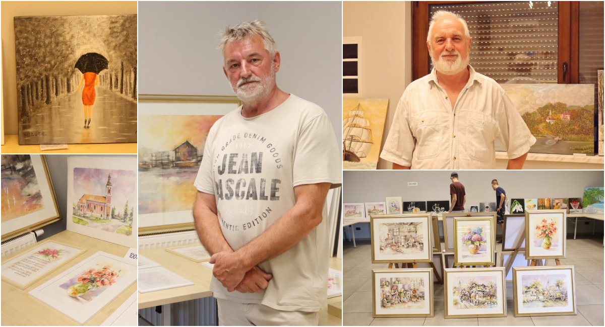 FOTO Slikari Ivan Varga i Franjo Mustač Medarov izložili svoje slike za Dane općine FOTO Slikari Ivan Varga i Franjo Mustač Medarov izložili svoje slike za Dane općine