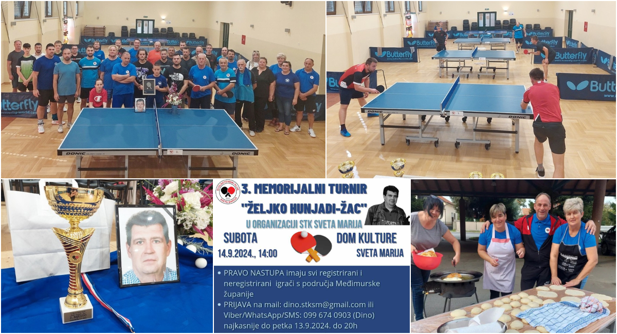 U Svetoj Mariji uskoro 3. Memorijalni turnir ‘Željko Hunjadi – Žac’! U Svetoj Mariji uskoro 3. Memorijalni turnir ‘Željko Hunjadi – Žac’!