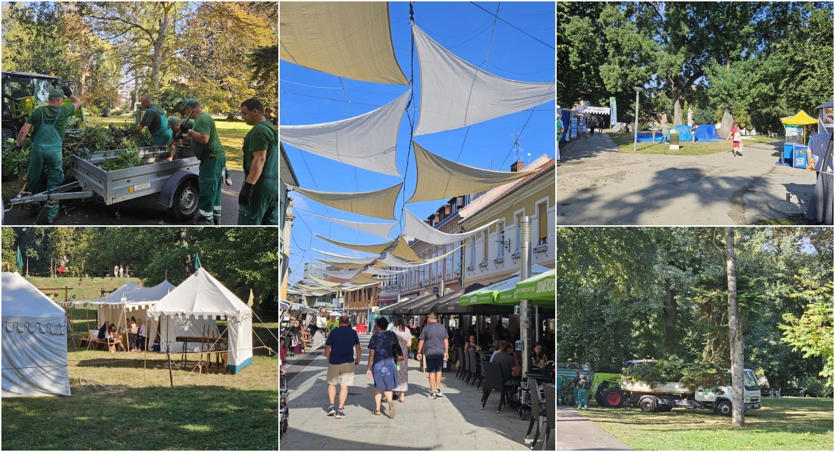 FOTO Čakovec spreman za treći dan Porcijunkulova FOTO Čakovec spreman za treći dan Porcijunkulova