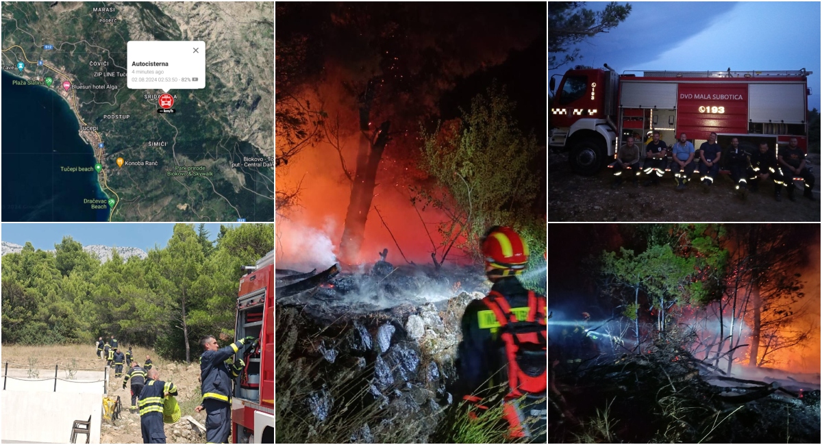 Vatrogasci iz Međimurja uspješno savladavaju požare u Dalmaciji Vatrogasci iz Međimurja uspješno savladavaju požare u Dalmaciji