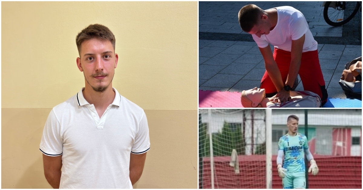 Mladić David Kanižaj primio je nagradu jer je reanimacijom spasio život svom treneru! Mladić David Kanižaj primio je nagradu jer je reanimacijom spasio život svom treneru!