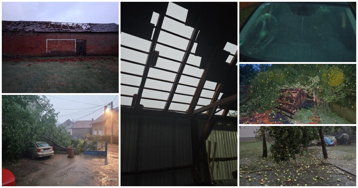 FOTO Strašno nevrijeme pogodilo Međimurje, štete su goleme! FOTO Strašno nevrijeme pogodilo Međimurje, štete su goleme!