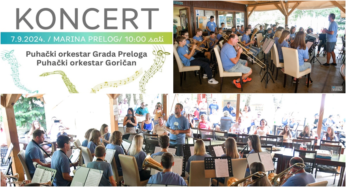 Koncert mladih puhača iz Preloga i Goričana 7. rujna na Marini Prelog Koncert mladih puhača iz Preloga i Goričana 7. rujna na Marini Prelog