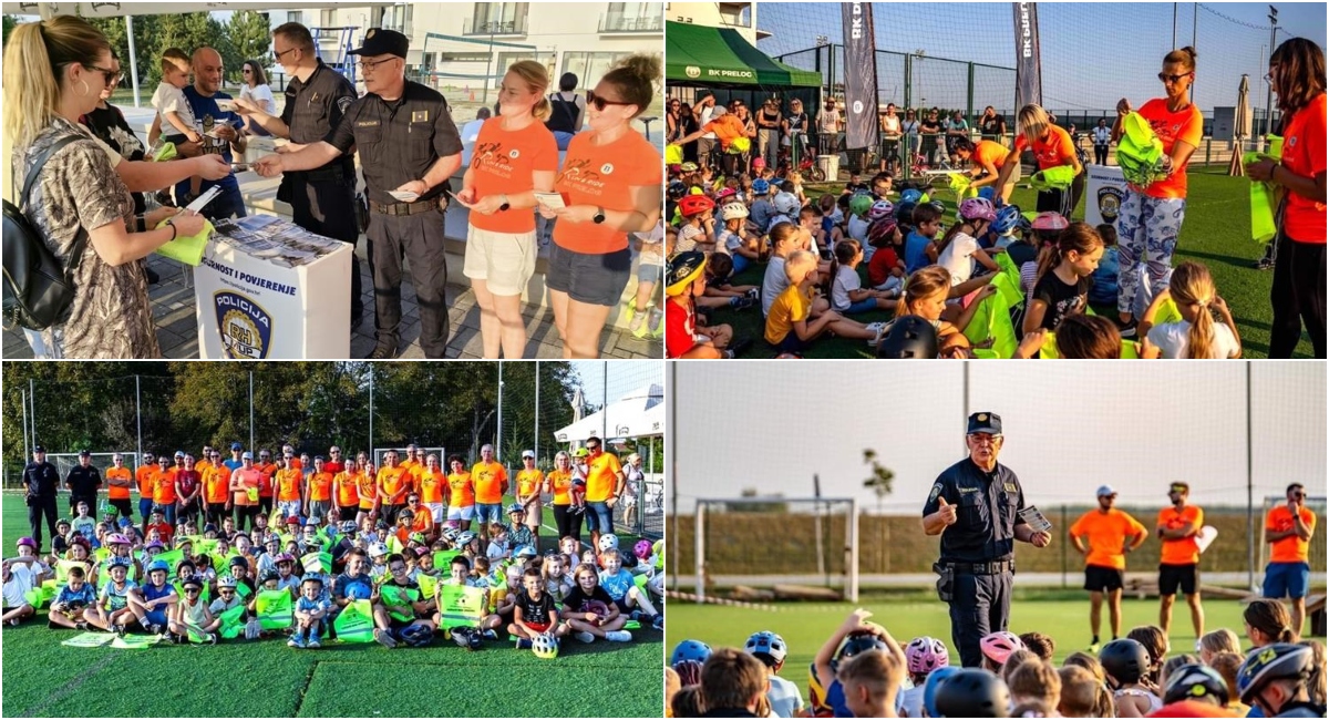 FOTO Preloški kontakt policajci održali edukativna predavanja na Dječjem biciklističkom kampu FOTO Preloški kontakt policajci održali edukativna predavanja na Dječjem biciklističkom kampu