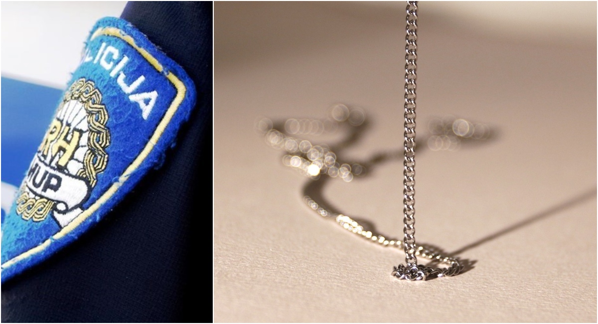 Ispred zgrade Policijske uprave međimurske pronađen lančić Ispred zgrade Policijske uprave međimurske pronađen lančić