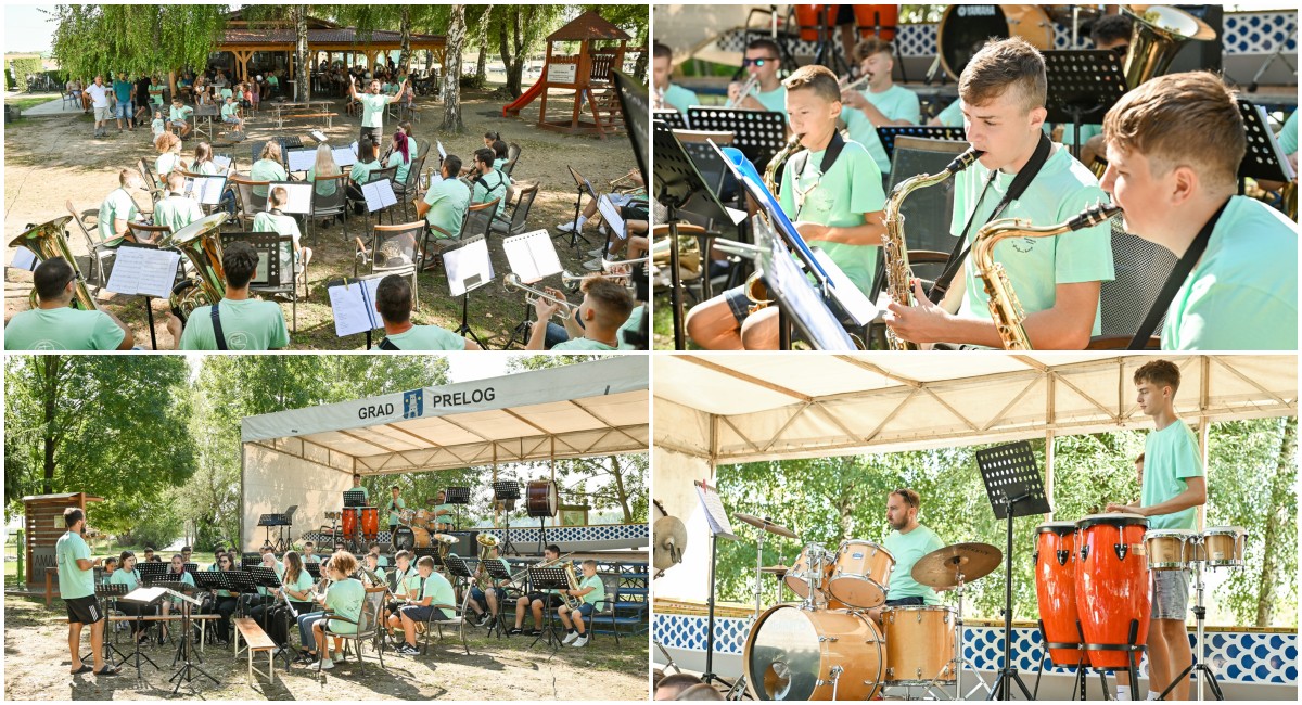 FOTO Subotnje jutro na Marini Prelog glazbenim nastupom uljepšao Puhački orkestar Grada Preloga FOTO Subotnje jutro na Marini Prelog glazbenim nastupom uljepšao Puhački orkestar Grada Preloga