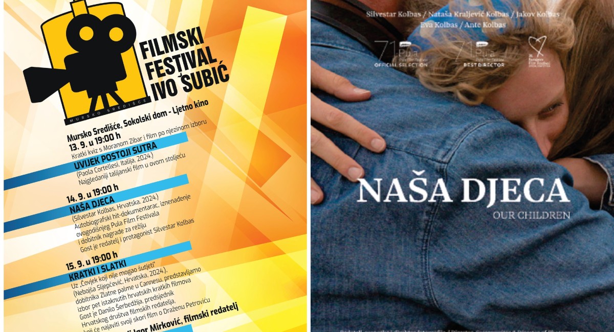 Večeras druženje sa Silvestarom Kolbasom i projekcija filma “Naša djeca” Večeras druženje sa Silvestarom Kolbasom i projekcija filma “Naša djeca”