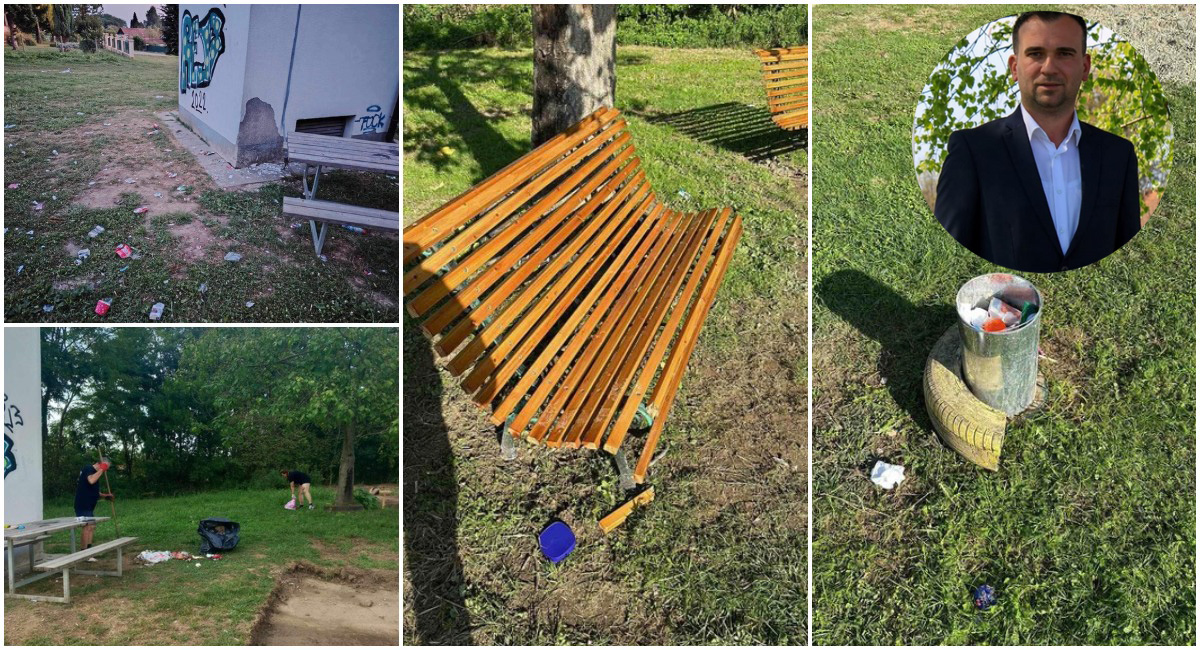 Novo igralište opet oštećeno i uneređeno! Novo igralište opet oštećeno i uneređeno!