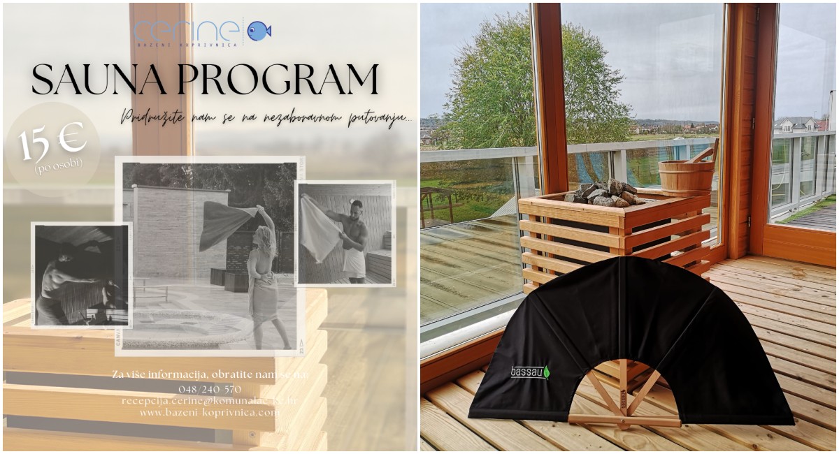 Otvorenje nove sezone Sauna programa ove subote na Cerinama Otvorenje nove sezone Sauna programa ove subote na Cerinama