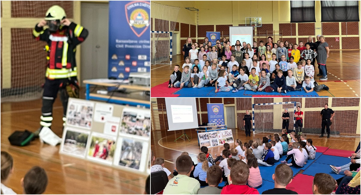 Učenici OŠ Tomaša Goričanca naučili kako se pripremiti za elementarne nepogode Učenici OŠ Tomaša Goričanca naučili kako se pripremiti za elementarne nepogode