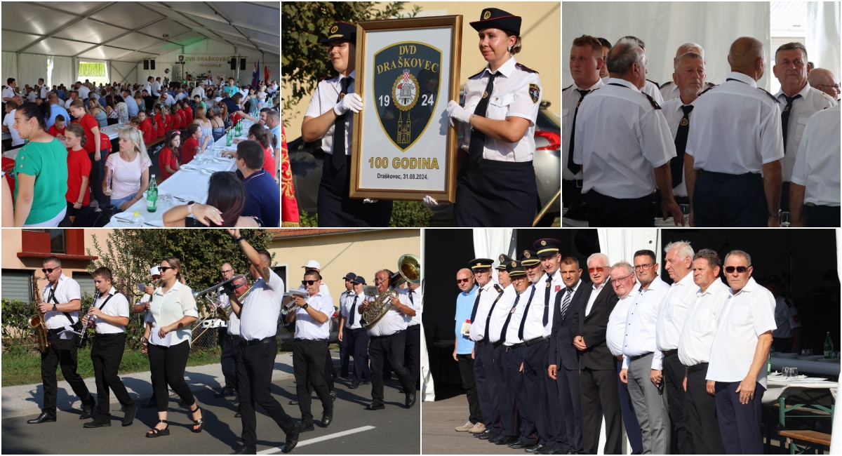 FOTO Dobrovoljno vatrogasno društvo Draškovec svečano je proslavilo 100 godina djelovanja FOTO Dobrovoljno vatrogasno društvo Draškovec svečano je proslavilo 100 godina djelovanja