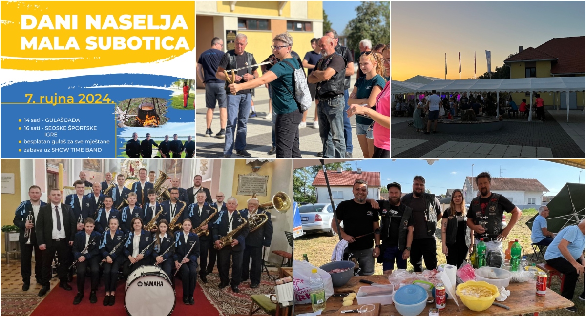Dani naselja Mala Subotica bit će obilježeni ovog vikenda uz bogat program! Dani naselja Mala Subotica bit će obilježeni ovog vikenda uz bogat program!