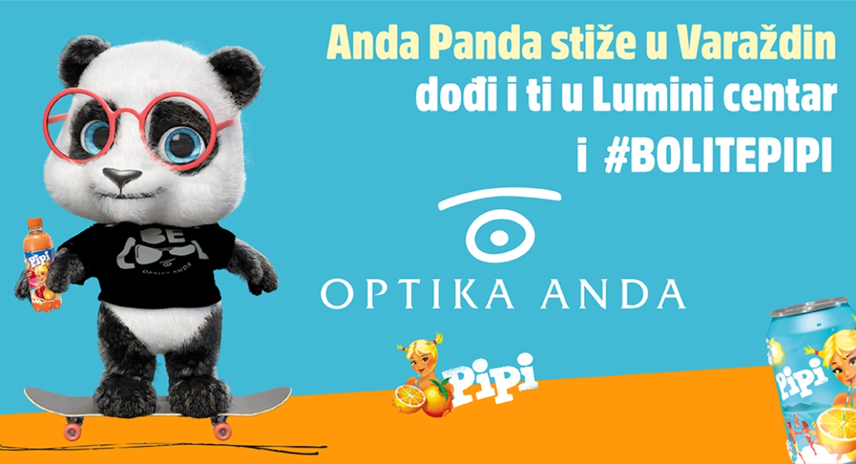 Anda Panda stiže u Lumini centar Varaždin! Anda Panda stiže u Lumini centar Varaždin!