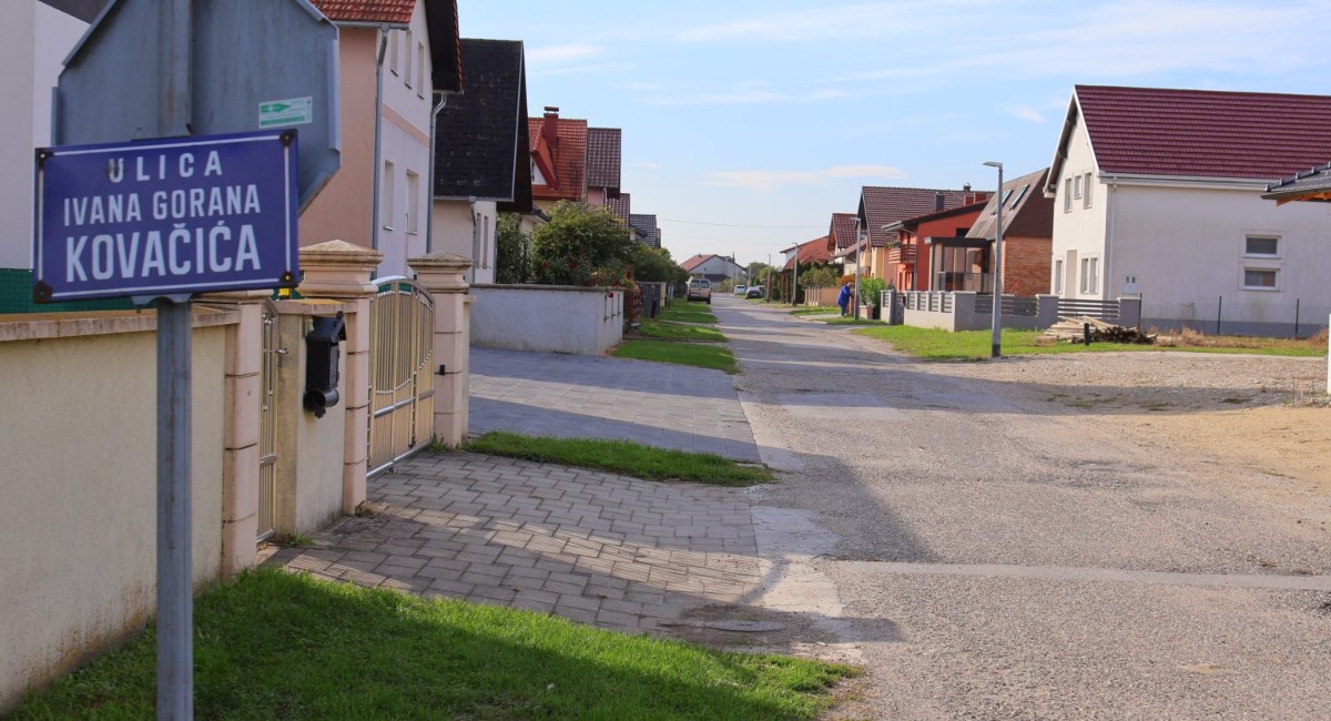 Izgradnja prometnice i pješačke staze u Ulici Ivana Gorana Kovačića u Mihovljanu Izgradnja prometnice i pješačke staze u Ulici Ivana Gorana Kovačića u Mihovljanu